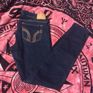 SOLD Hollister Dark Denim Skinny Jeans